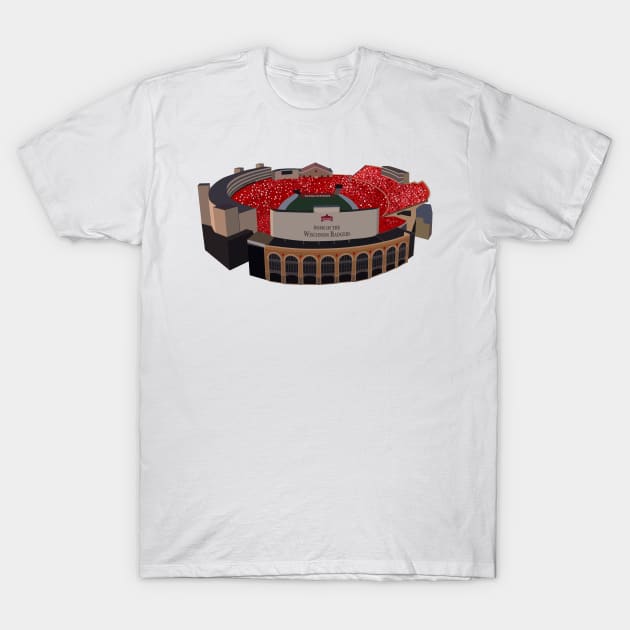 Camp Randall T-Shirt by sydneyurban